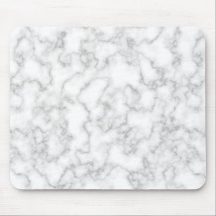 Marble Pattern Grey White Marbled Stone Background Mouse Pad
