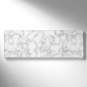 Marble Pattern Grey White Marbled Stone Background Name Tag