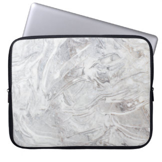Marble pattern laptop sleeve