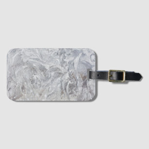 Marble pattern luggage tag