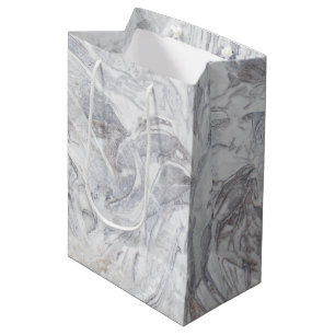 Marble pattern medium gift bag