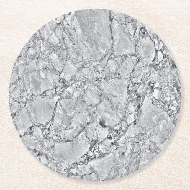 Marble Pattern Paper Coasters (Front)