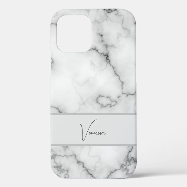 Marble Pattern Personalization Case-Mate iPhone Case (Back)