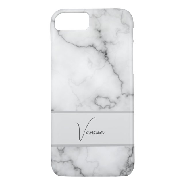 Marble Pattern Personalization Case-Mate iPhone Case (Back)