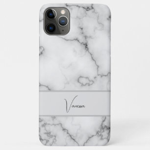 Marble Pattern Personalization iPhone 11 Pro Max Case