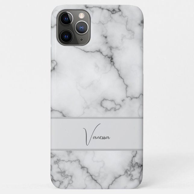 Marble Pattern Personalization Case-Mate iPhone Case (Back)