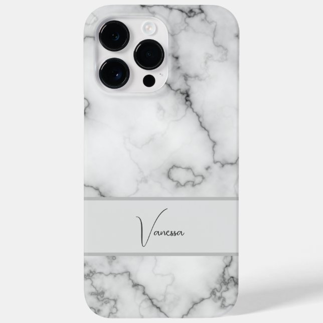 Marble Pattern Personalization Case-Mate iPhone Case (Back)