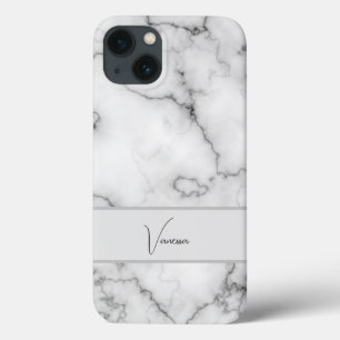 Marble Pattern Personalization iPhone 13 Case