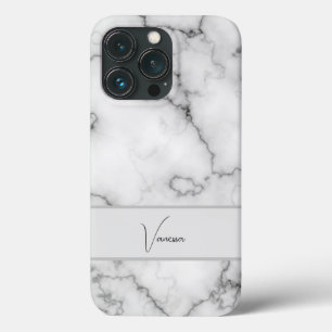 Marble Pattern Personalization iPhone 13 Pro Case
