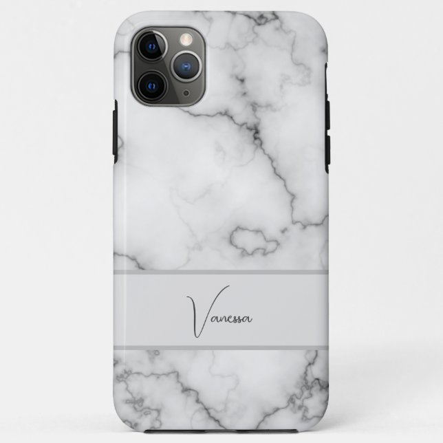 Marble Pattern Personalization Case-Mate iPhone Case (Back)