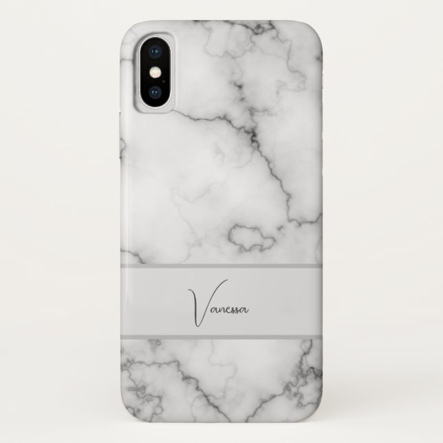 Marble Pattern Personalization Case-Mate iPhone Case (Back)