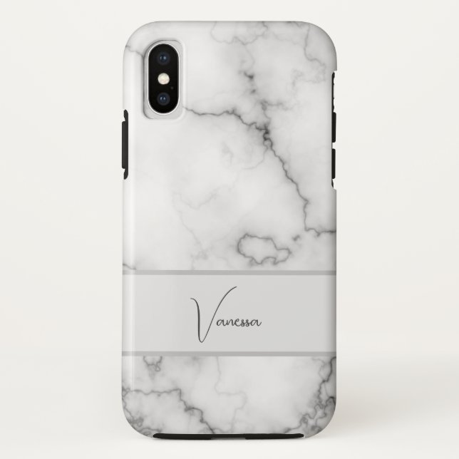 Marble Pattern Personalization Case-Mate iPhone Case (Back)