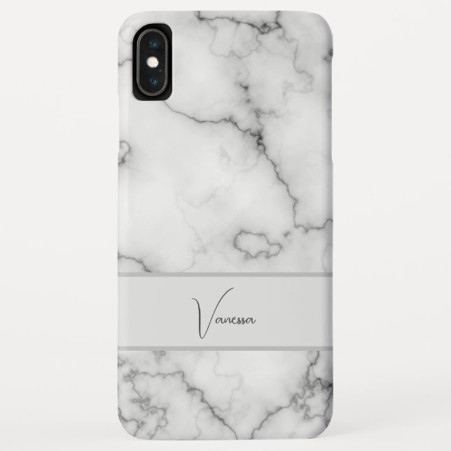 Marble Pattern Personalization Case-Mate iPhone Case (Back)