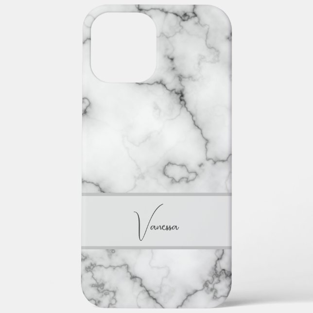 Marble Pattern Personalization Case-Mate iPhone Case (Back)