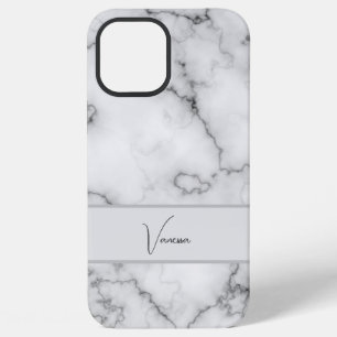 Marble Pattern Personalization iPhone 12 Pro Max Case