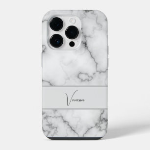 Marble Pattern Personalization iPhone 14 Pro Case
