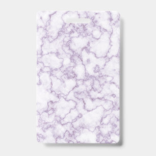 Marble Pattern Purple Badge