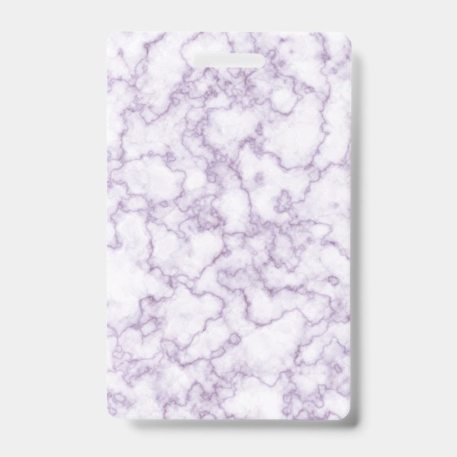Marble Pattern Purple Badge (Front)