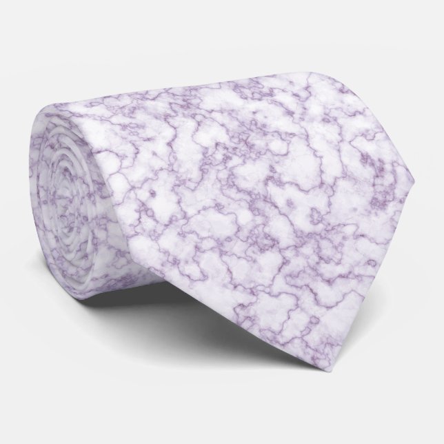 Marble Pattern (purple) Tie (Rolled)