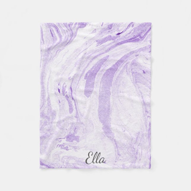 Marble Pattern Style 33 Fleece Blanket (Front)