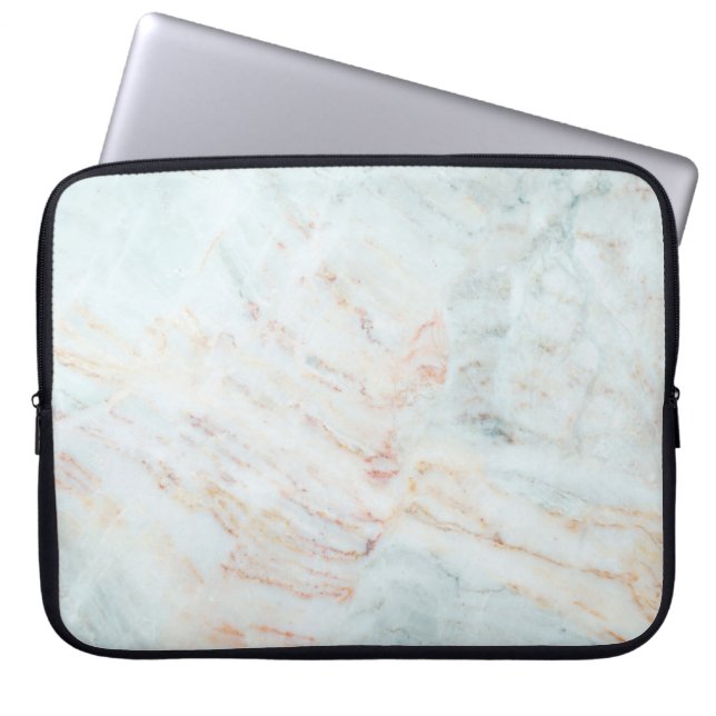 Marble pattern texture natural background. Interio Laptop Sleeve (Front)