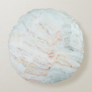 Marble pattern texture natural background. Interio Round Pillow