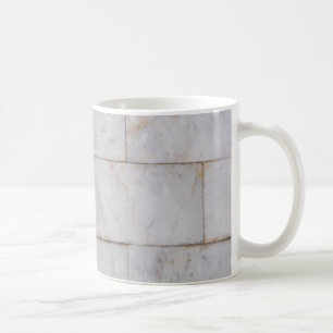 Marble Pattern White And Brown Ceramic Grey Stone Coffee Mug