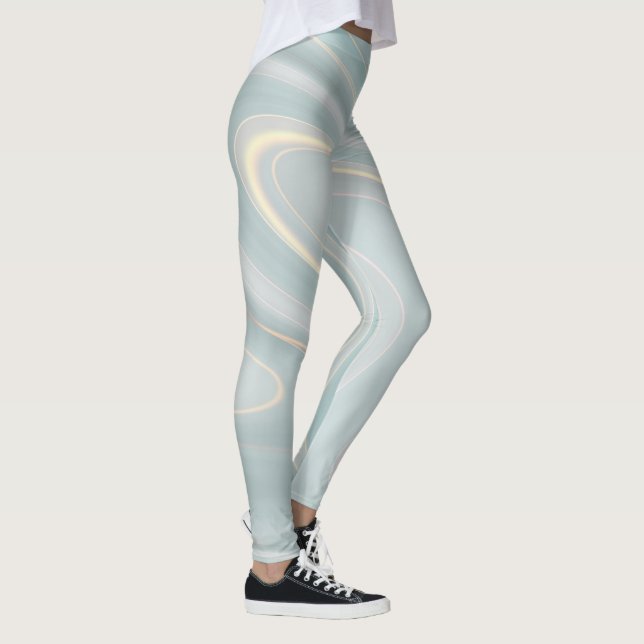 Marble Patterned Leggings  (Droite)