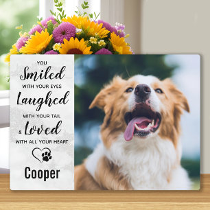 Marble Pet Loss Remembrance Keepsake Pet Memorial Plaque