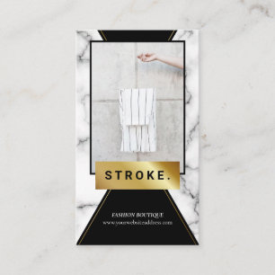 Marble Photo Booth Frame Business Card