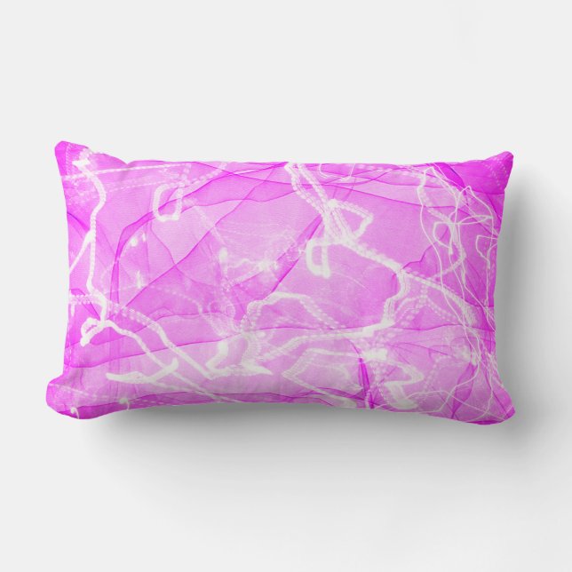 Marble Pink Digital Paper-21643 Lumbar Pillow (Front)