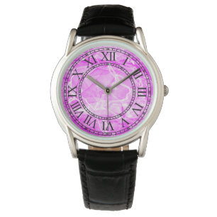 Marble Pink Digital Paper Watch