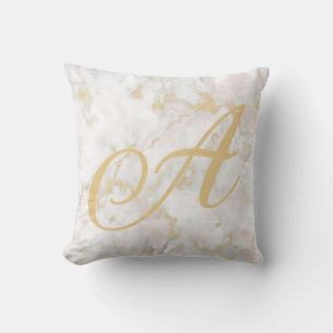 Marble Pink Gold Pattern Pillow Accessory