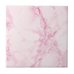 Marble pink white tile