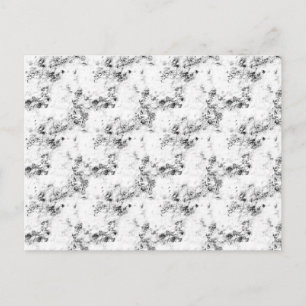Marble Postcards Black White Stone Pattern