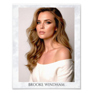 Marble Printed Headshot Photos - 8x10 Prints