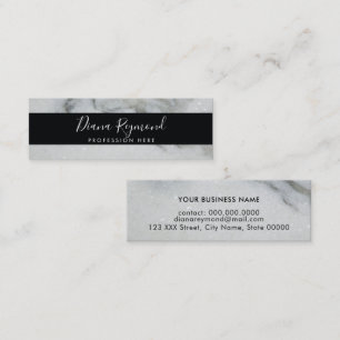 marble professional profile card handwritten name