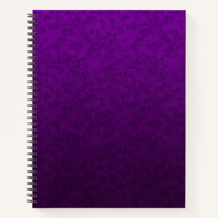 Marble purple pattern notebook