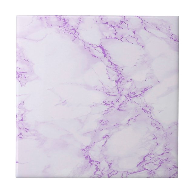 Marble purple violet white tile (Front)
