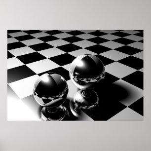 Marble reflection poster