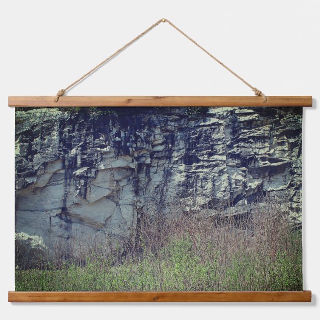 Marble Rock Cliff At Natural Bridge Nature   Hanging Tapestry (Front)