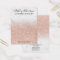 Marble rose gold glitter earrings necklace display