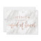Marble & Rose Gold Will You Be My Maid of Honour