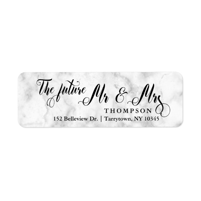 Marble Script The Future M. et Mme. (Devant)