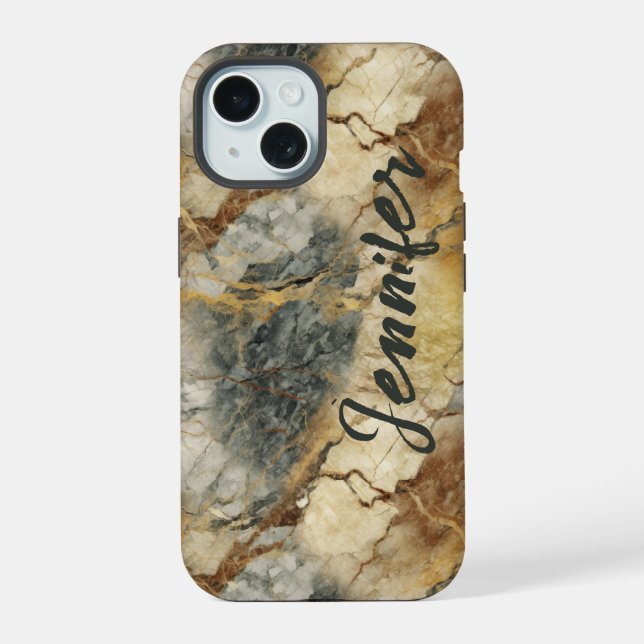 Marble Stone 15 iPhone / iPad case (Back)