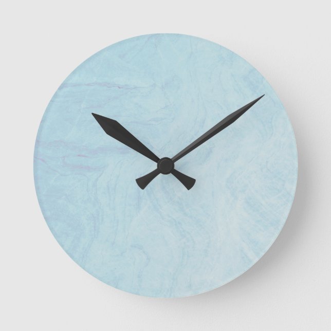 Marble Stone 8" Round Acrylic Wall Clock (Front)