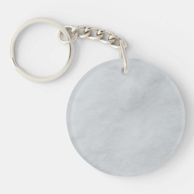 Marble Stone Acrylic Keychain (Front)