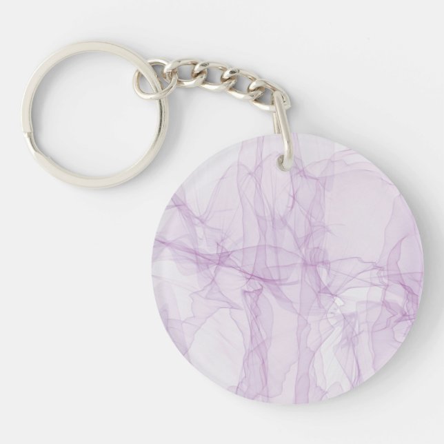 Marble Stone Acrylic Keychain (Front)