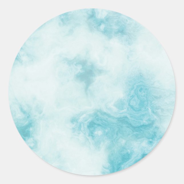 Marble Stone Classic Round Stickers (Front)