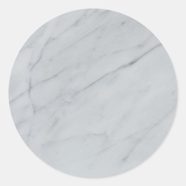 Marble Stone Classic Round Stickers (Front)